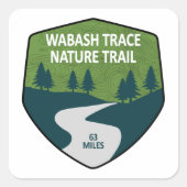 Wabash Trace Nature Trail スクエアシール (正面)