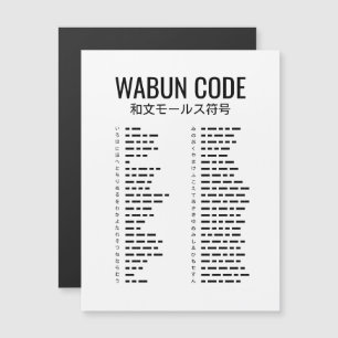 Wabun Code (和文モールス符号) – 日本語モールス符号