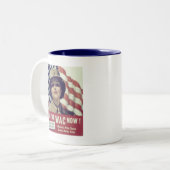 WACに参加する ツートーンマグカップ (正面左)