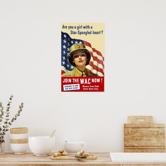 WACに参加する ポスター (キッチン)