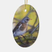 Wacholderdrossel セラミックオーナメント (左)