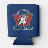 Wachusett Dirt Dawgs Collegiate Baseball Teamロゴ 缶クーラー (裏面)