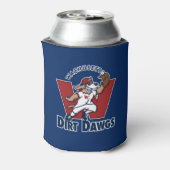 Wachusett Dirt Dawgs Collegiate Baseball Teamロゴ 缶クーラー (缶裏面)