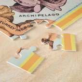 Wacky 11x14 Old Europe Map Puzzle ジグソーパズル (側面)