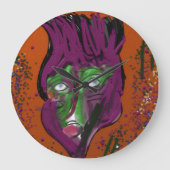 Wacky Cartoon ラージ壁時計 (正面)