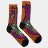Wacky Cartoon Crew Socks ソックス (右)