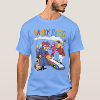 Wacky Races 60s 70s 90s 80s Cartoon Scifi Retro Tシャツ