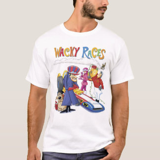 Wacky Races 60s 70s 90s 80s Cartoon Scifi Retro Tシャツ