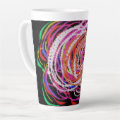 Wacky Rose  カフェラテマグ (左アングル)