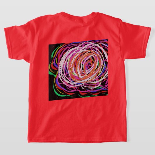 Wacky Rose Tシャツ (レイダウン裏面)