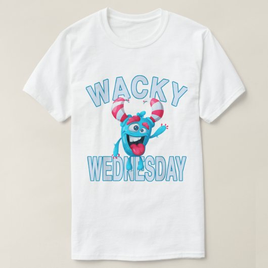WACKY WEDNESDAYミスマッチ日の服装 Tシャツ (デザイン正面)