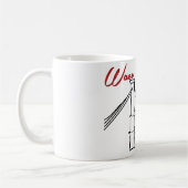 Wacoの吊り橋のマグ コーヒーマグカップ (左)