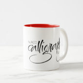 Wacoの書道ギルドのマグ ツートーンマグカップ (正面右)