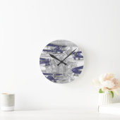 Wacoの複葉機 ラウンド壁時計 (ホーム)