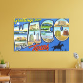 Waco, TexasLarge Letter ScenesWaco, TX 2 キャンバスプリント (インサイチュ (リビング))