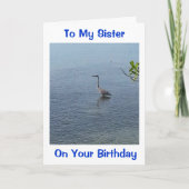 WADDING TO SEND MY SIS THIS BIRTHDAY WISH カード (正面)