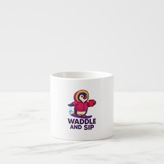 Waddle and Sip   エスプレッソカップ (正面)