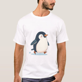  Waddle Squad – Cute Penguin Illustration Tシャツ