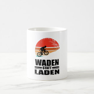 Waden statt Laden - Mountainbike BMX Fahrrad  コーヒーマグカップ