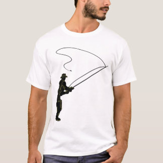 Wadersのはえの魚釣り Tシャツ