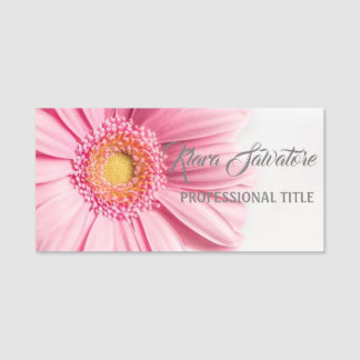 Wadfule Perfect Pink 素晴らし Flower Nameタグ 名札