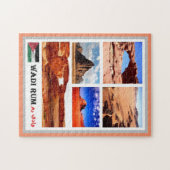 Wadi Rum – 月の谷 – ヨルダン – モザイク – ジグソーパズル (横)