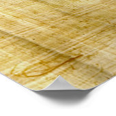 WADJETアイパピルス効果エジプトアートプリント ポスター (角)