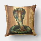 Wadjet – Ägyptische Schlangengöttin クッション (裏面)