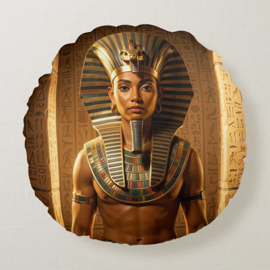 Wadjet – Ägyptische Schlangengöttin´1 ラウンドクッション (正面)