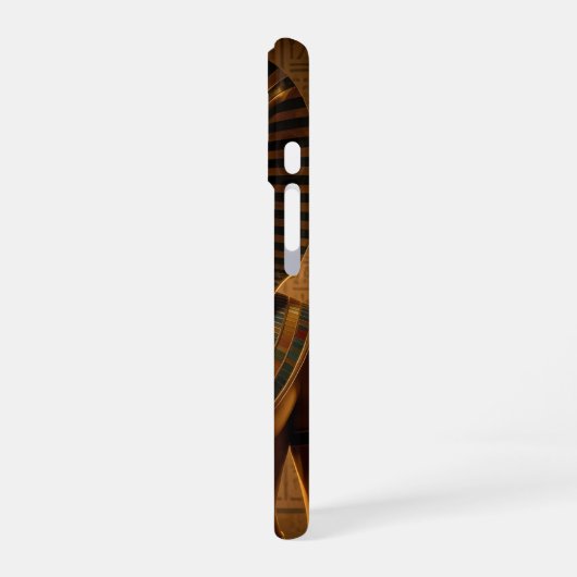 Wadjet – Ägyptische Schlangengöttin´1 iPhone 16ケース (左側面)