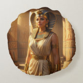 Wadjet – Ägyptische Schlangengöttin´2 ラウンドクッション (裏面)