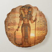 Wadjet – Ägyptische Schlangengöttin´3 ラウンドクッション (裏面)