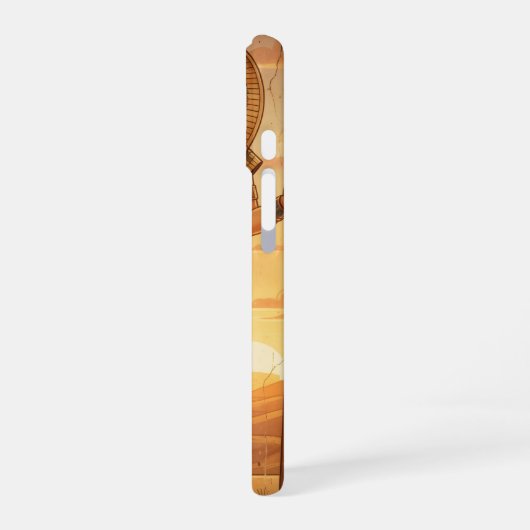 Wadjet – Ägyptische Schlangengöttin´3 iPhone 16ケース (左側面)