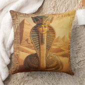 Wadjet – Ägyptische Schlangengöttin´4 クッション (ブランケット)