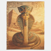 Wadjet – Ägyptische Schlangengöttin´4 フリースブランケット (正面)