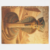 Wadjet – Ägyptische Schlangengöttin´4 フリースブランケット (正面(横))
