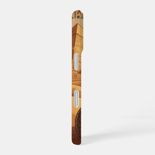 Wadjet – Ägyptische Schlangengöttin´4 iPhone 16ケース (右側面)