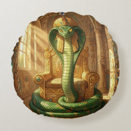 Wadjet – Ägyptische Schlangengöttin´5 ラウンドクッション