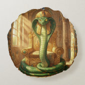 Wadjet – Ägyptische Schlangengöttin´5 ラウンドクッション (裏面)