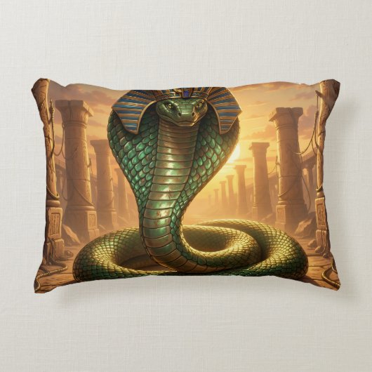 Wadjet – Ägyptische Schlangengöttin´6 アクセントクッション (正面)
