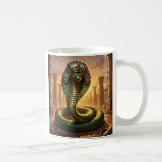 Wadjet – Ägyptische Schlangengöttin´6 コーヒーマグカップ (右)