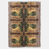 Wadjet – Ägyptische Schlangengöttin´6 スローブランケット (正面縦)