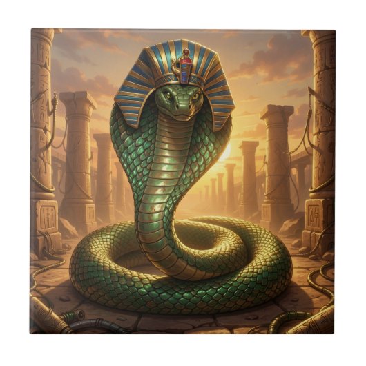 Wadjet – Ägyptische Schlangengöttin´6 タイル (正面)