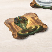 Wadjet – Ägyptische Schlangengöttin´6 ペーパーコースター (アングル)