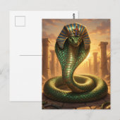 Wadjet – Ägyptische Schlangengöttin´6 ポストカード (正面/裏面)