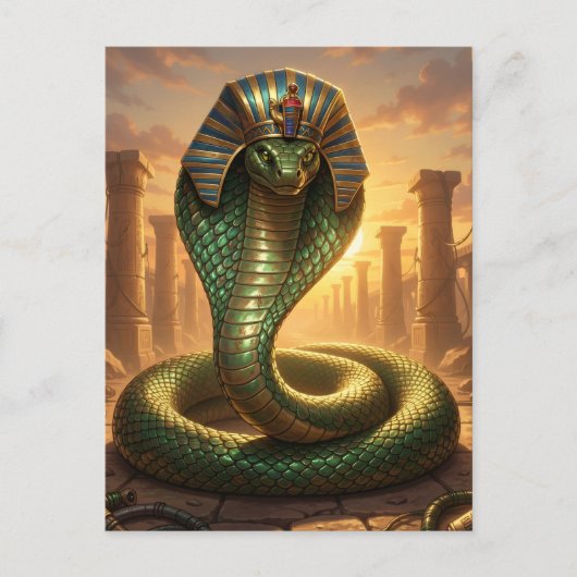 Wadjet – Ägyptische Schlangengöttin´6 ポストカード (正面)