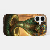 Wadjet – Ägyptische Schlangengöttin´6 iPhone 16ケース (裏面横)