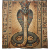 Wadjet – Ägyptische Schlangengöttin´7 シャワーカーテン (正面)