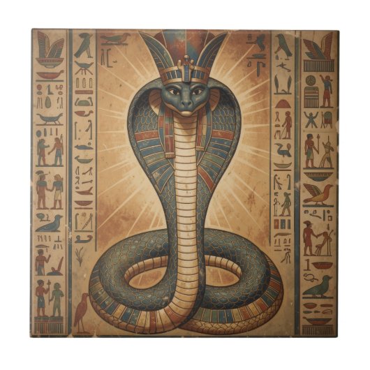 Wadjet – Ägyptische Schlangengöttin´7 タイル (正面)