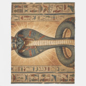 Wadjet – Ägyptische Schlangengöttin´7 フリースブランケット (正面)